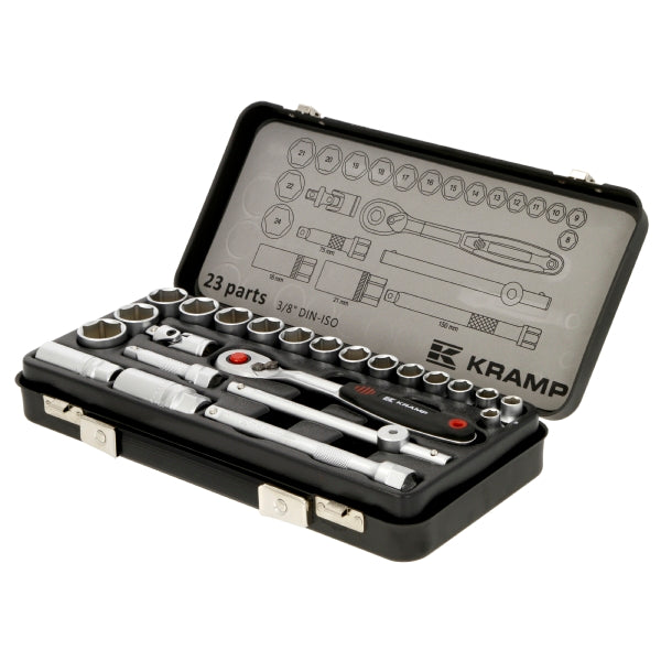 KRAMP Socket Set 3/8in 23pcs