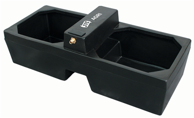 136 L / 30 gal. Double Reservoir Water Trough