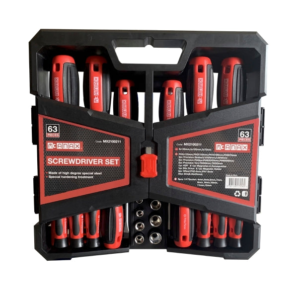 MCANAX Screwdriver Bit Set 63 Piece