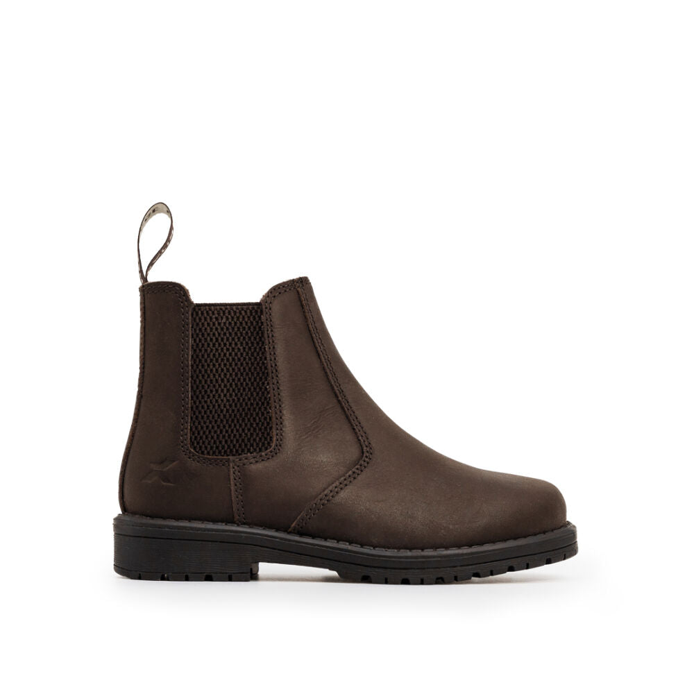 Xpert Heritage Wrangler Junior Dealer Boot Dark Brown