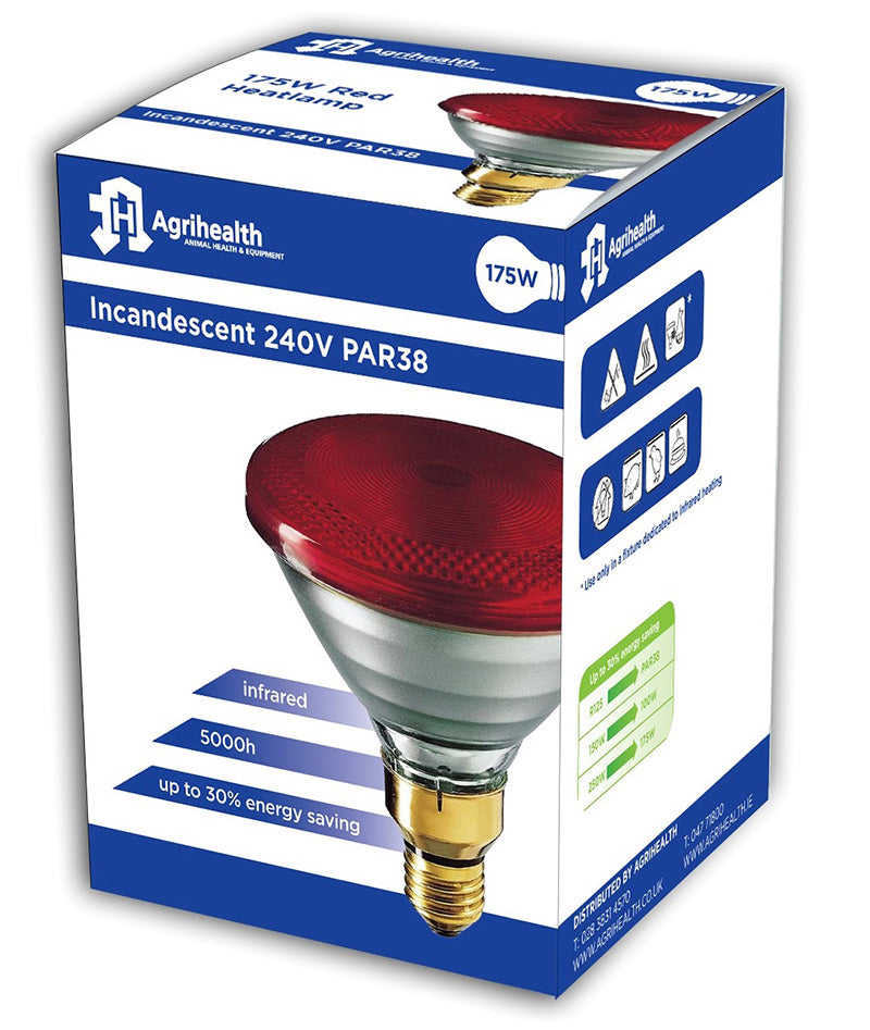 Infra Red Bulb 175W - Red