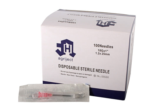 Agriject Polyhub Needle (Pack of 100)