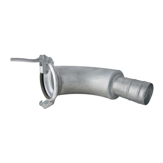 Italian Female 90 Coupling With 4 inch Hose Tail