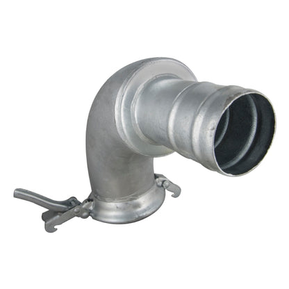 Italian Female 90 Coupling With 4 inch Hose Tail