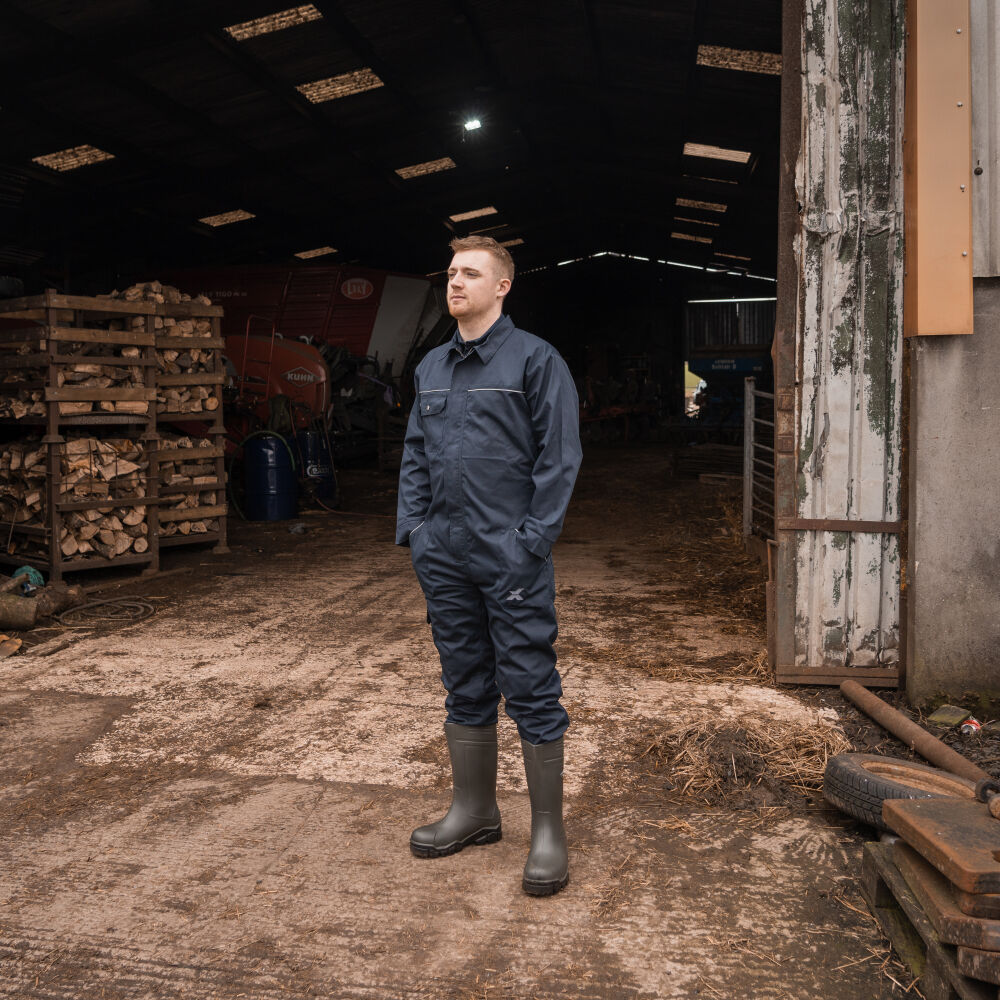 Xpert Core Zip-Front Coverall Navy