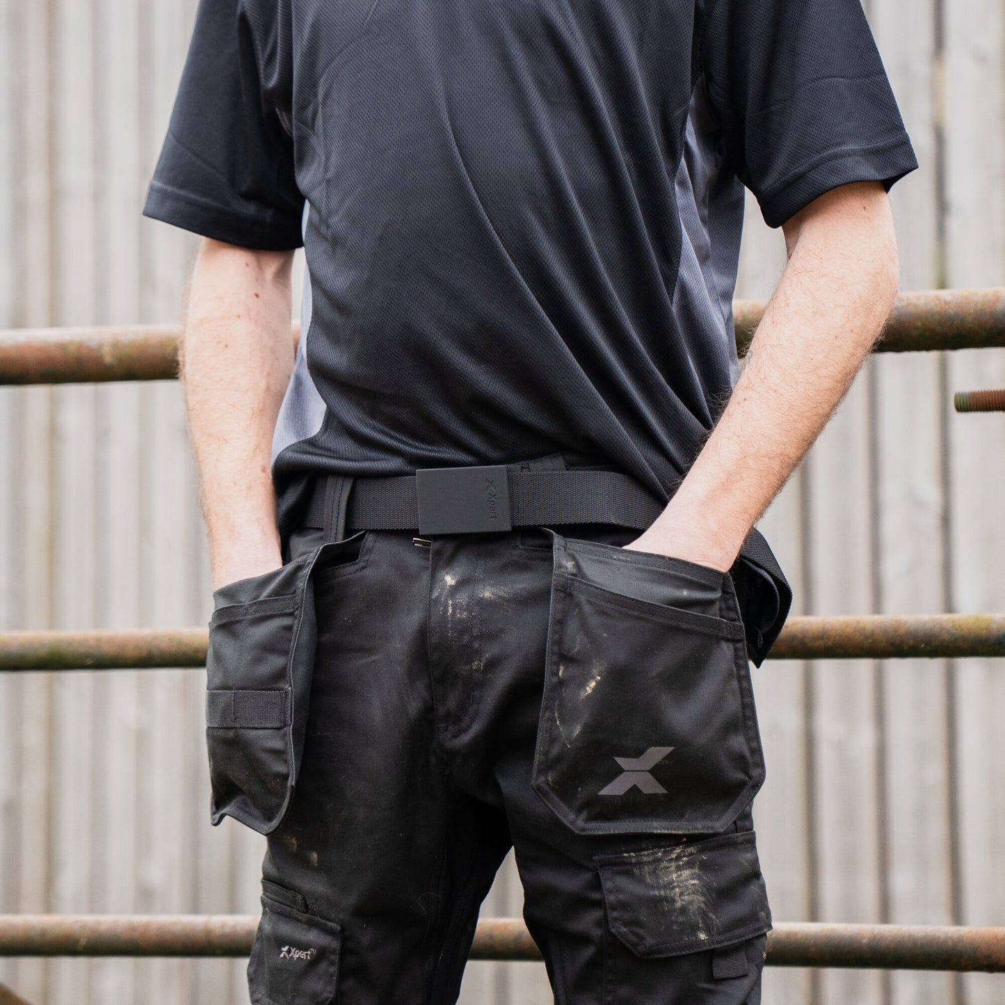 Xpert Pro Stretch Work Belt Black