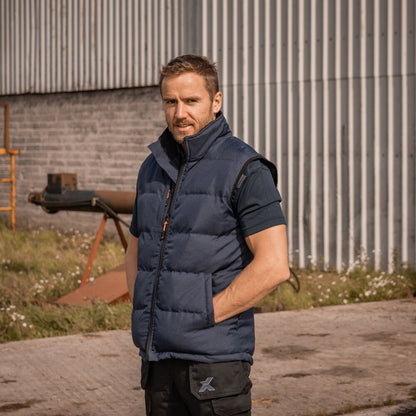 Xpert Core Padded Work Bodywarmer Navy