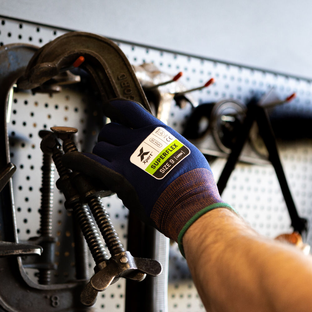 Xpert Core Superflex Dexterous Nitrile Palm Glove Navy/Black