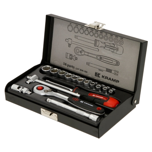 KRAMP Socket Set 1/4in 16pcs